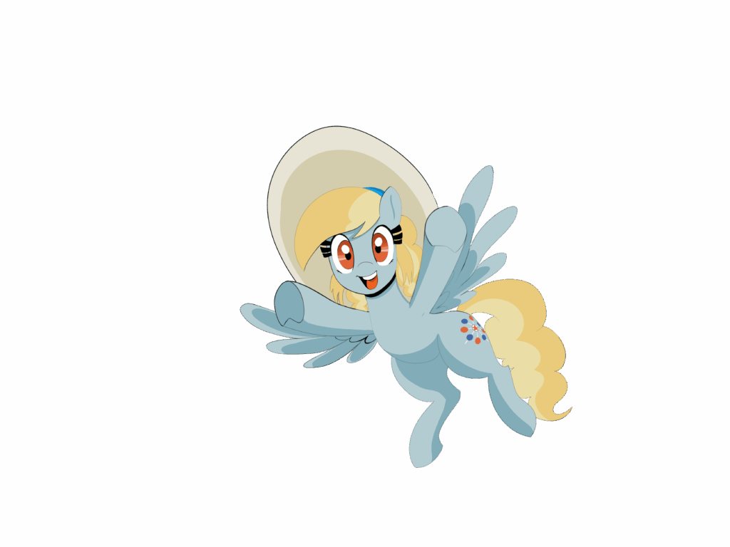 Fair Flyer flying at you happily